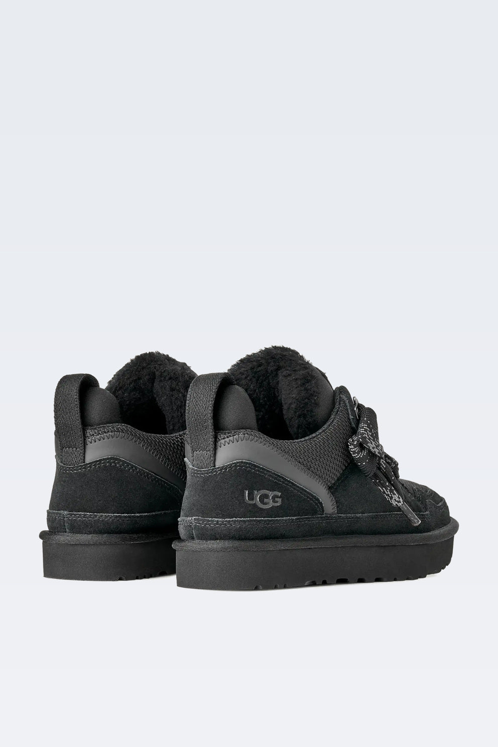 UGG Lowmel sneaker nero donna con tomaia in suede-2
