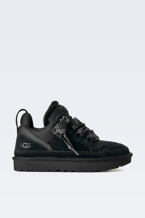 UGG Lowmel sneaker nero donna con tomaia in suede