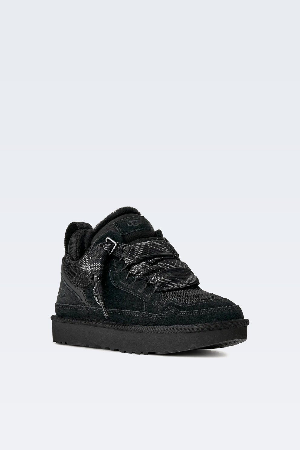 UGG Lowmel sneaker nero donna con tomaia in suede-6