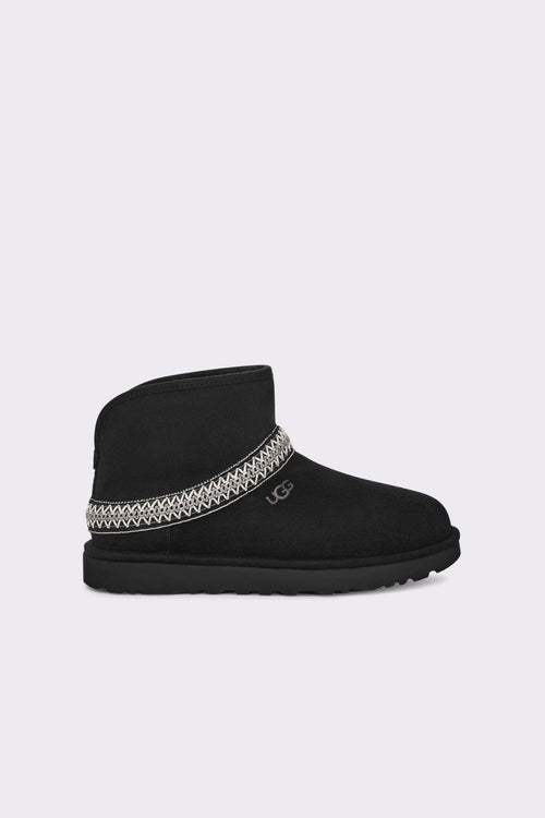 Ugg Stivale Classic Mini Crescent Nero Donna