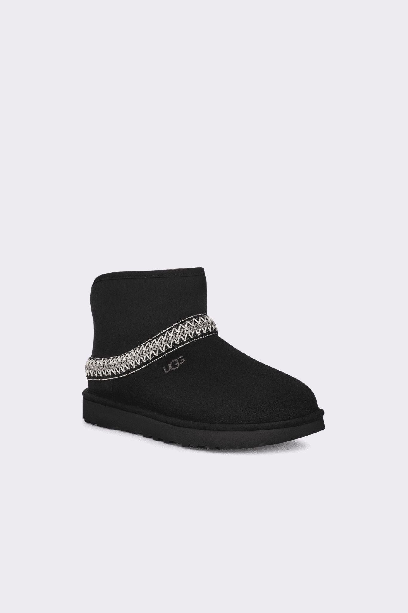 Ugg Stivale Classic Mini Crescent Nero Donna-3