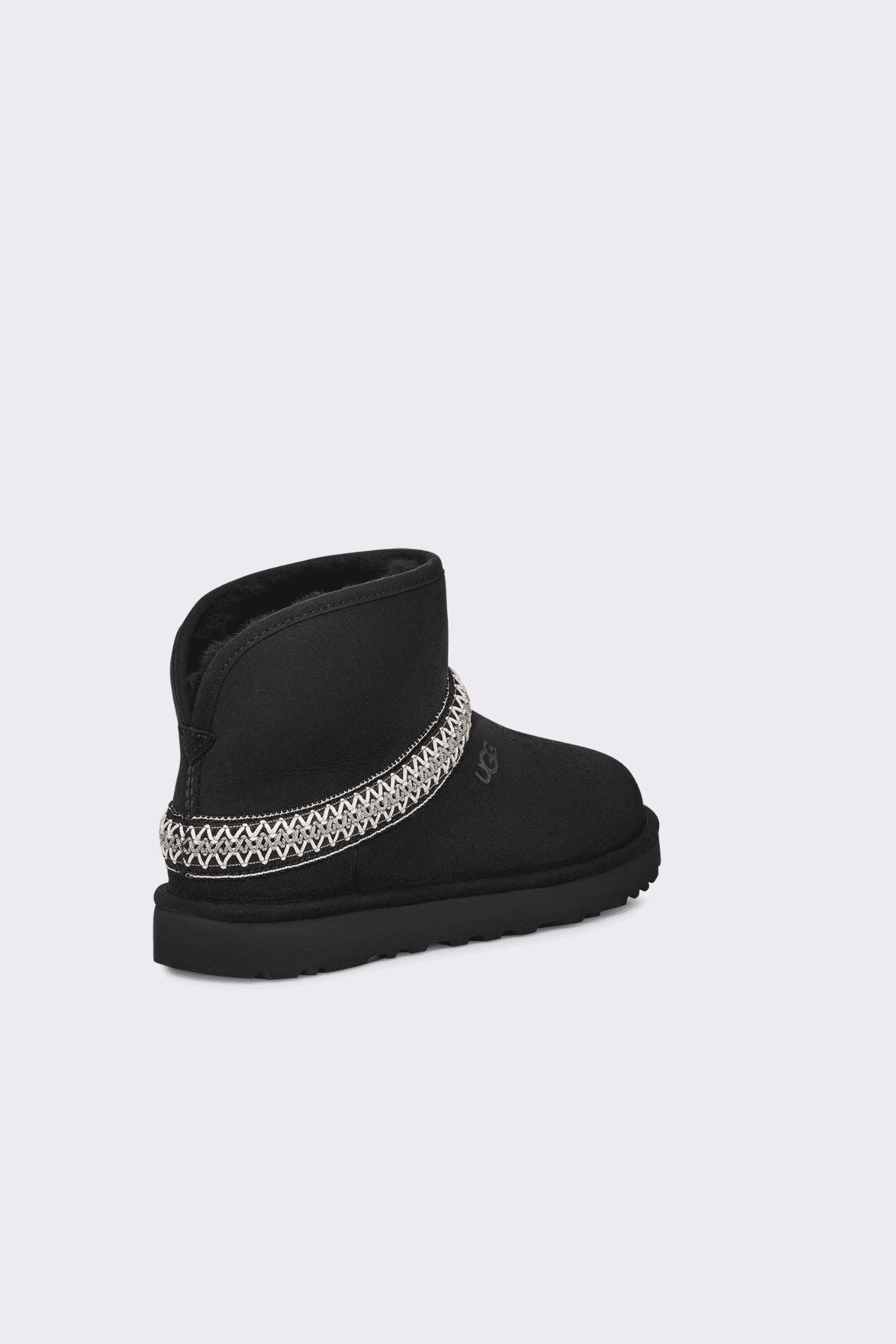 Ugg Stivale Classic Mini Crescent Nero Donna-4