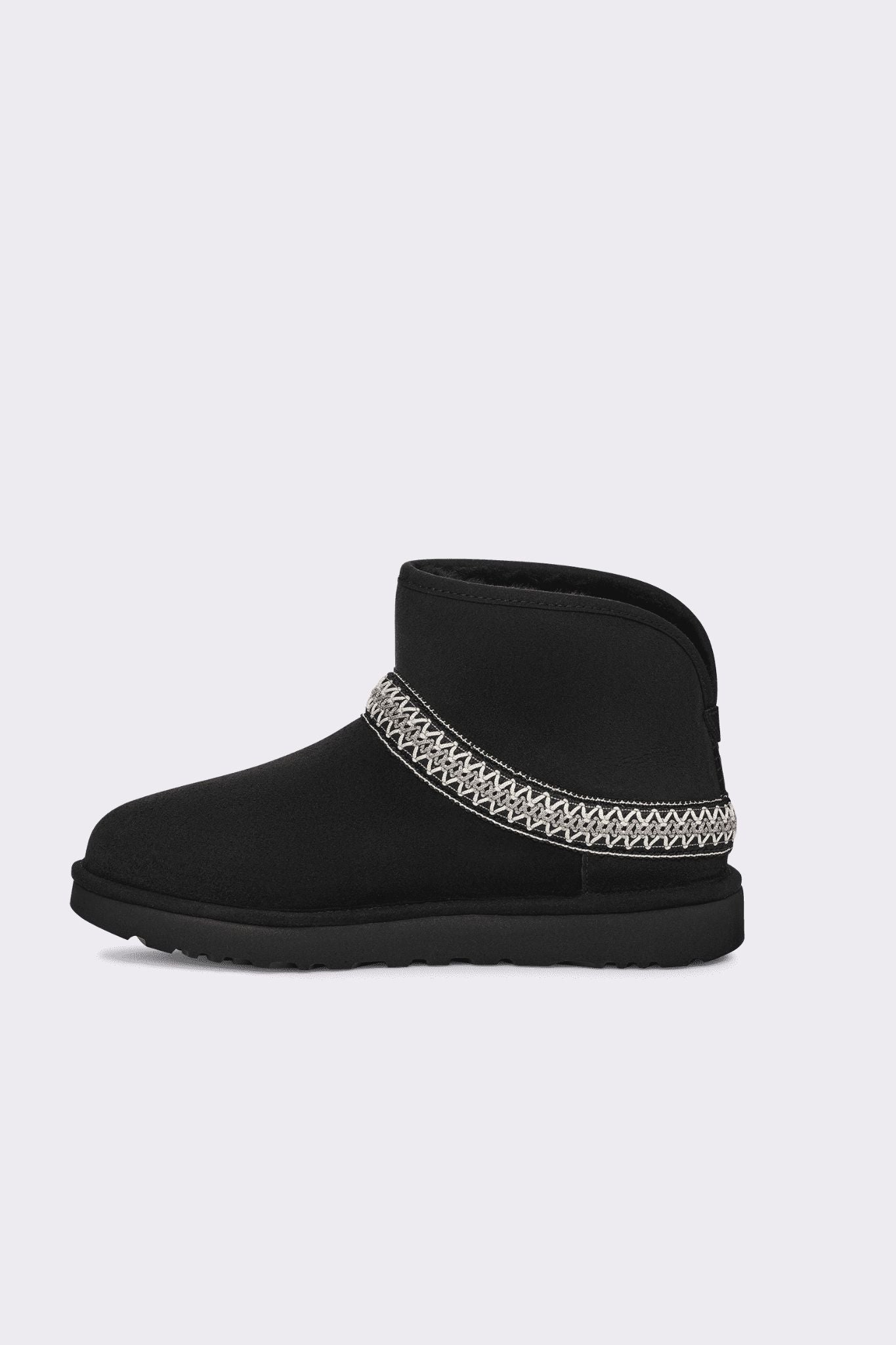 Ugg Stivale Classic Mini Crescent Nero Donna-5