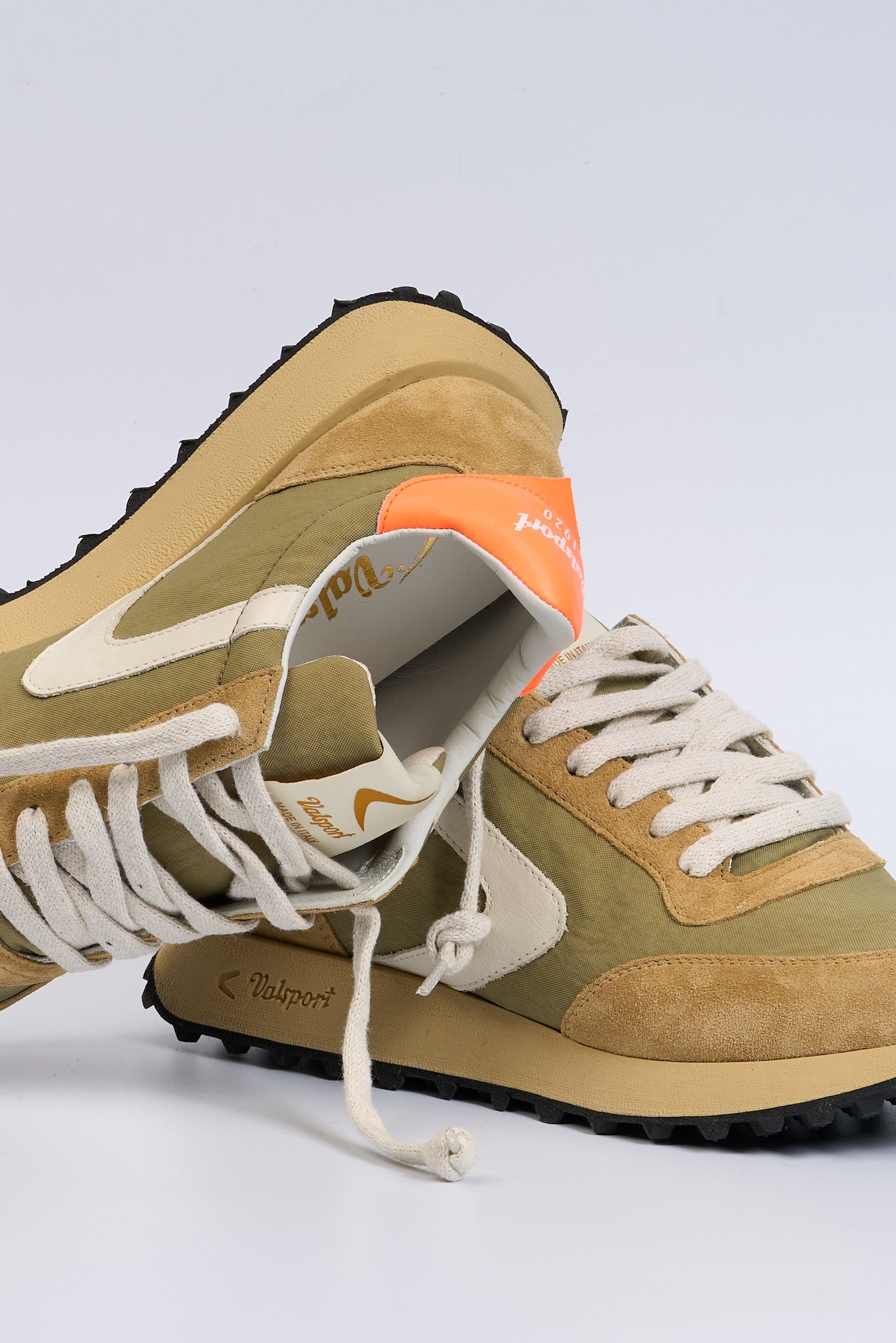 Valsport Sneaker Start Heritage Verde/Arancio Uomo-7