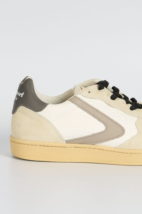 Valsport Sneaker Super in Nylon Bianco/Grigio Uomo-2