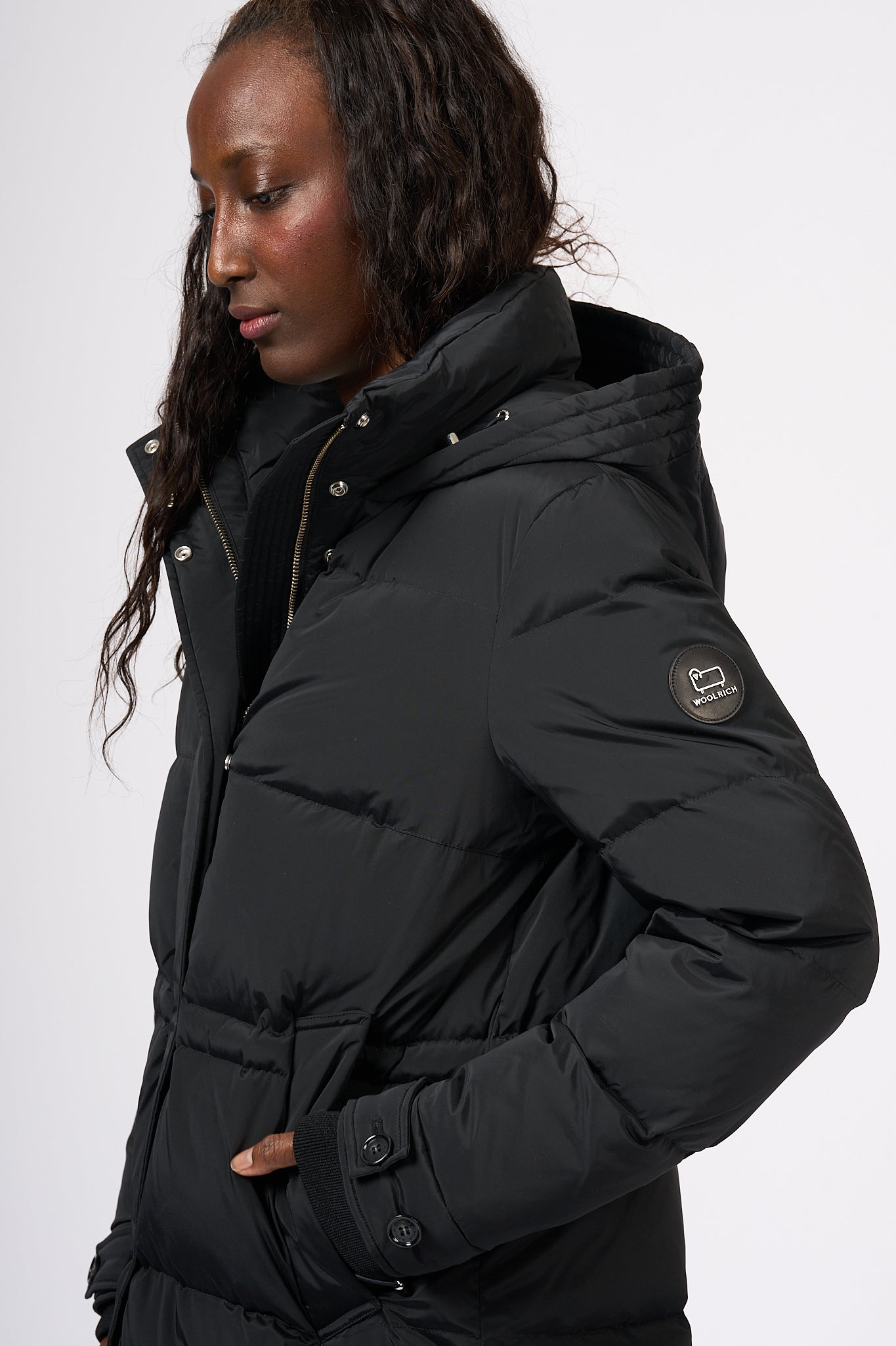 Woolrich Alsea Puffer Parka Black Women-7