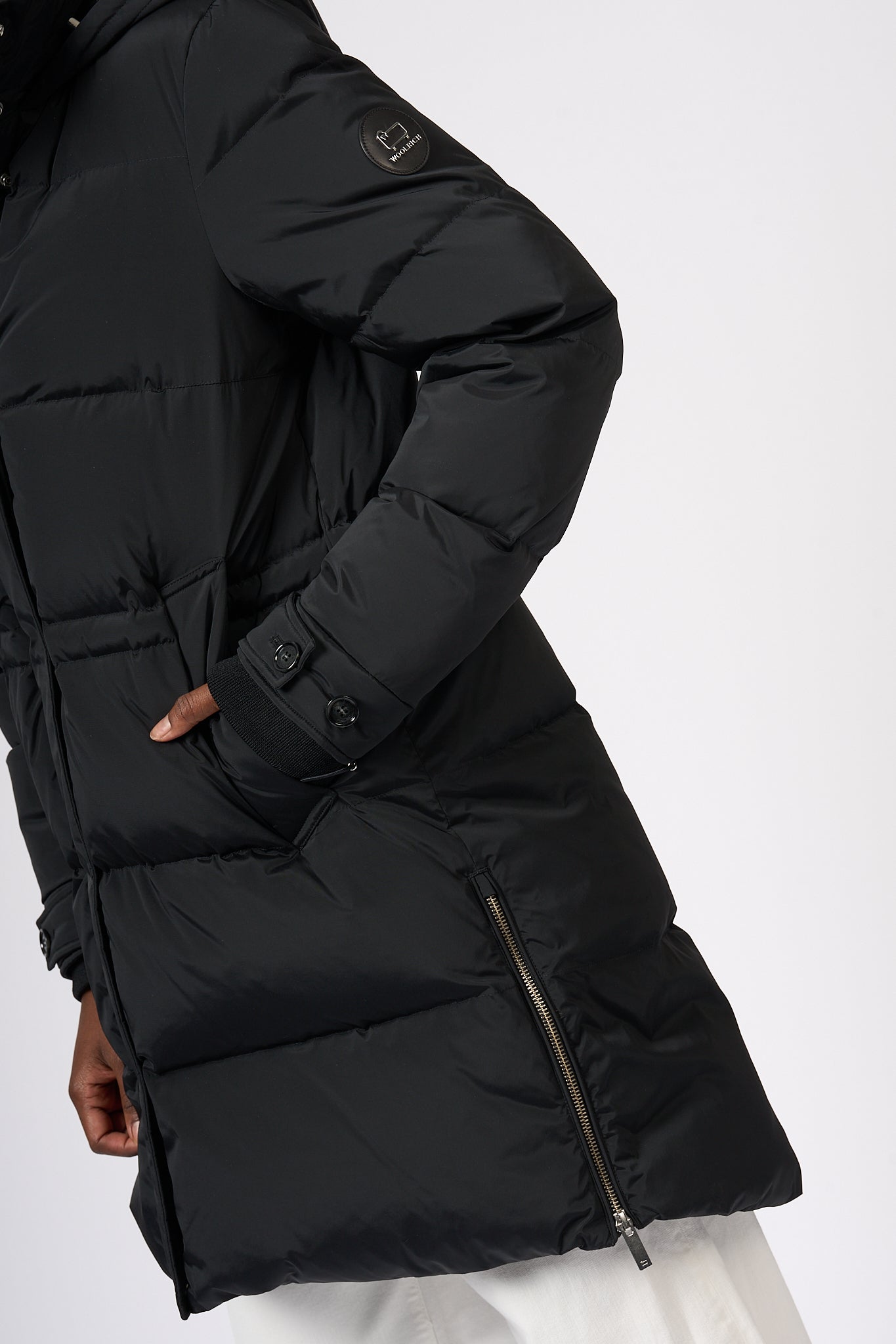 Woolrich Alsea Puffer Parka Black Women-8