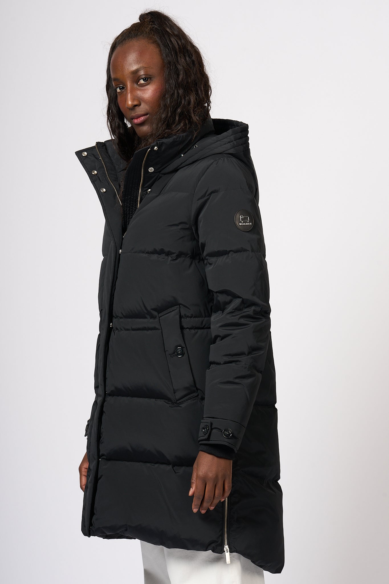 Woolrich Alsea Puffer Parka Black Women-1