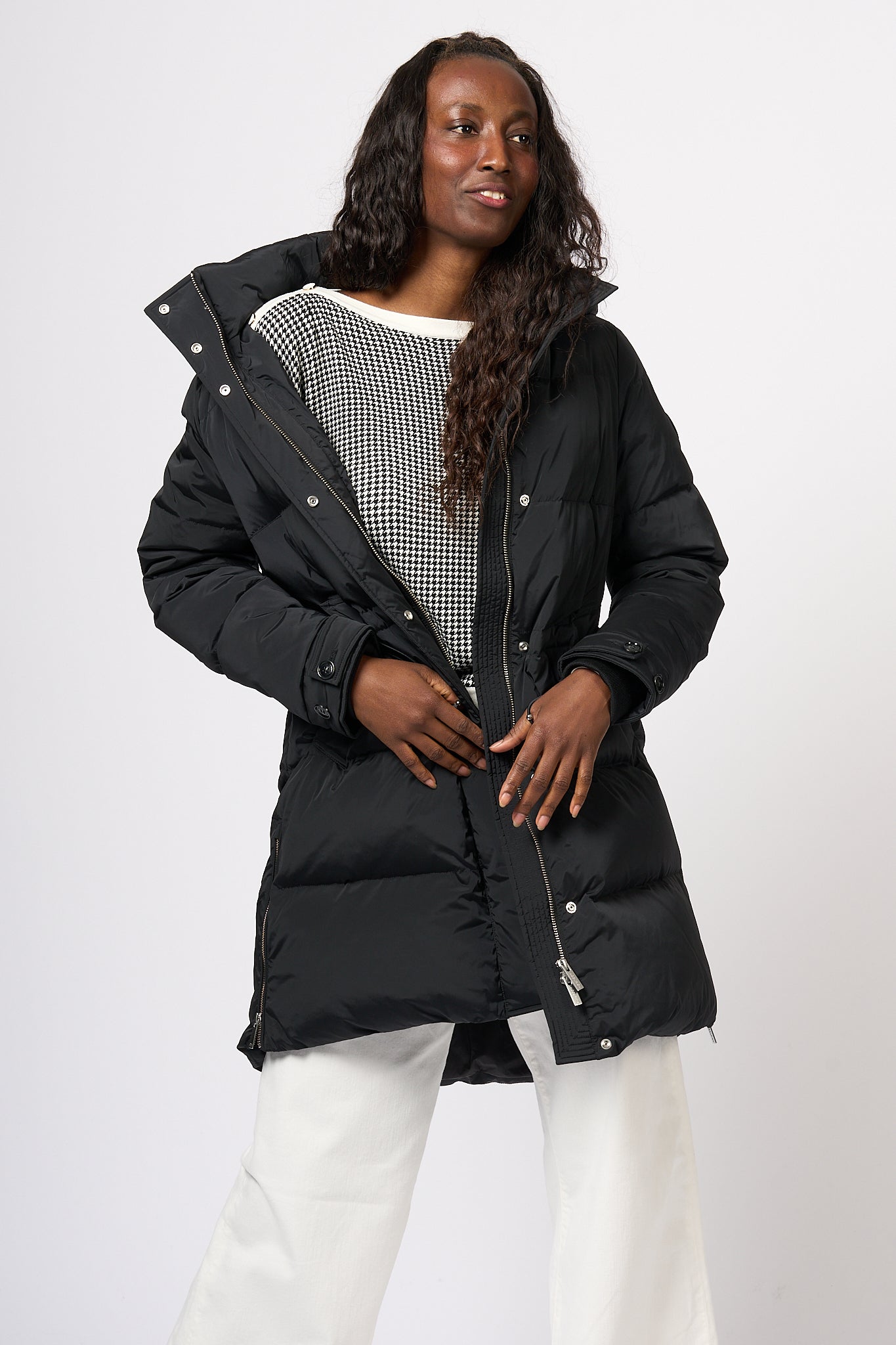 Woolrich Alsea Puffer Parka Black Women-6