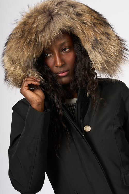 Woolrich Artic Raccoon Parka Nero Donna-2