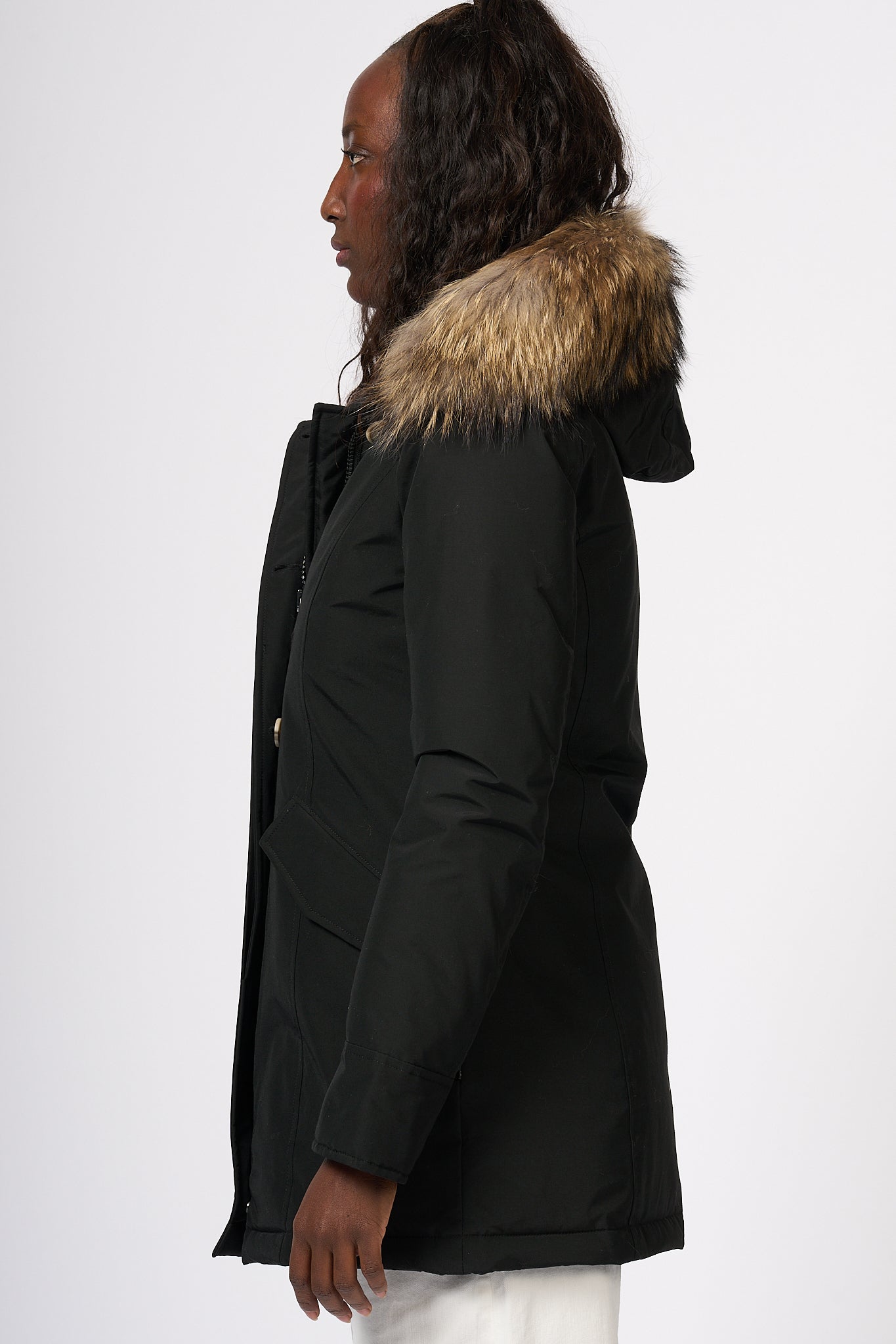 Woolrich Arctic Ramar Parka Black Women-3