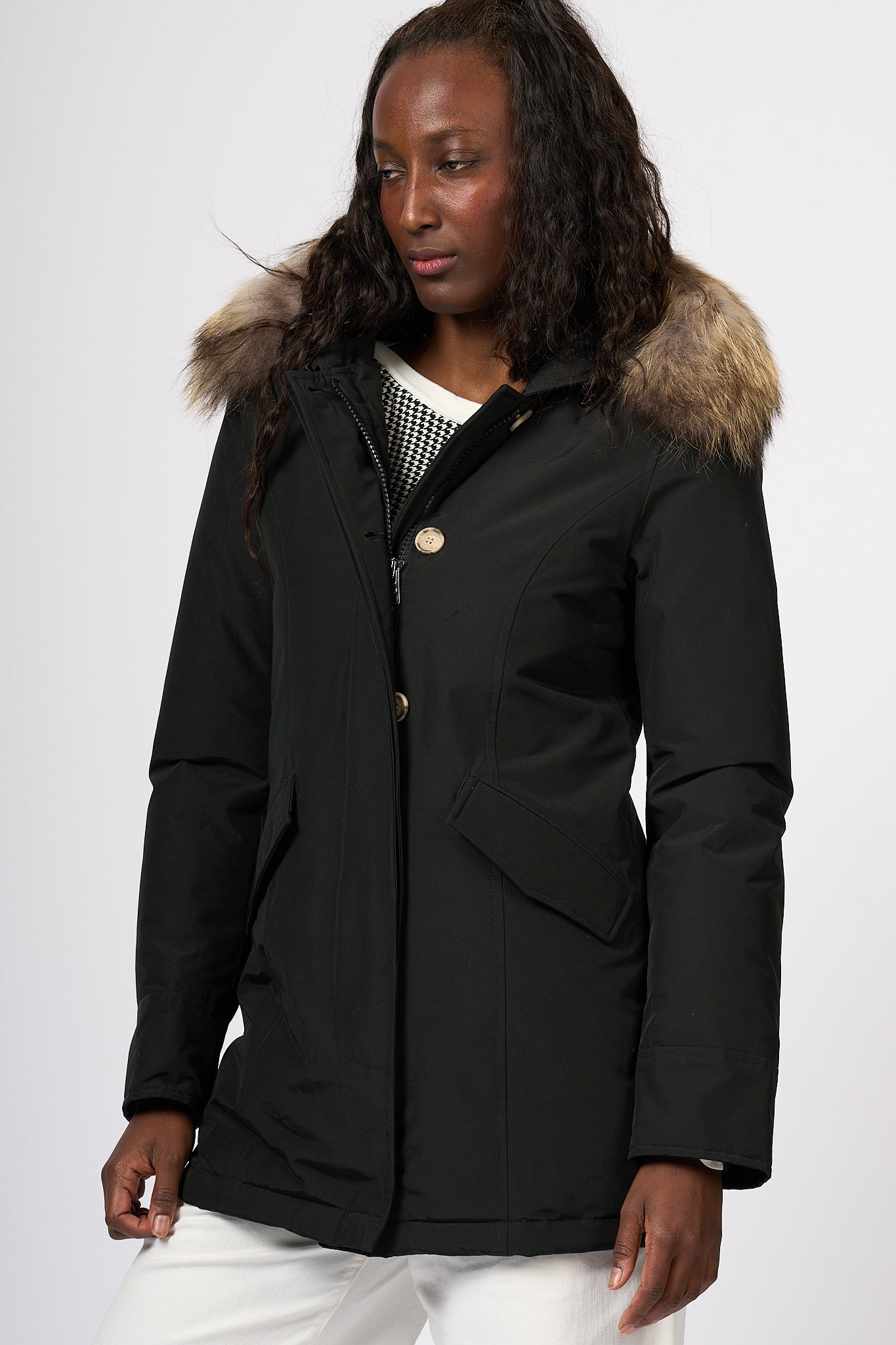 Woolrich Arctic Ramar Parka Black Women-4