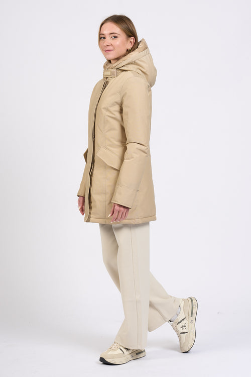 Woolrich Artic Parka Beige Donna-2