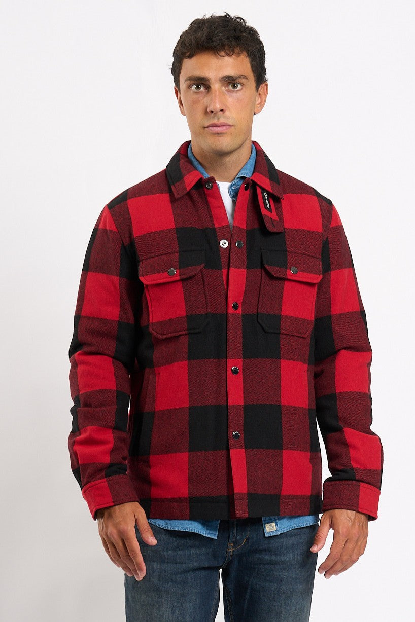 Woolrich Giacca Camicia Alaskan Rosso Uomo-1