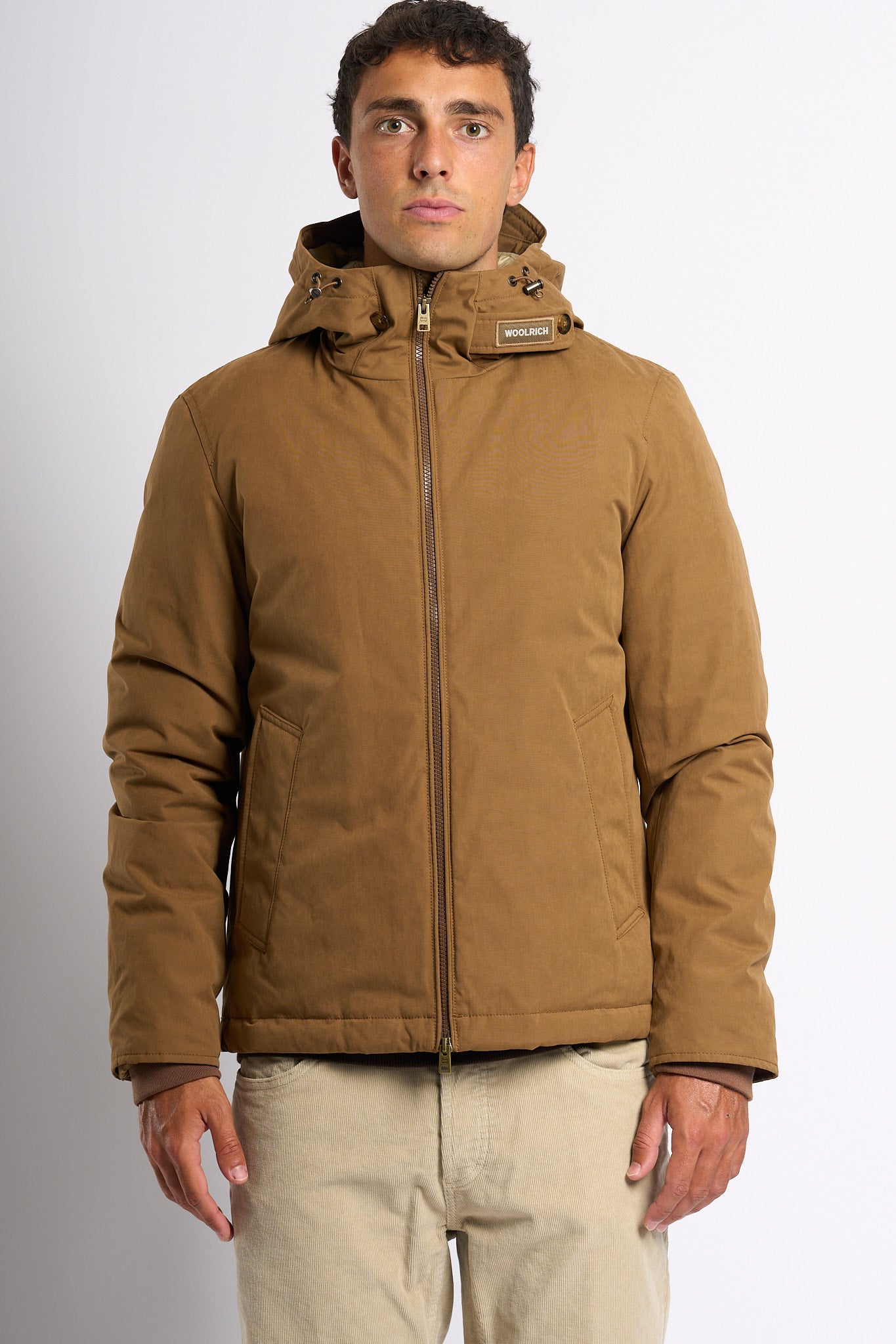 Woolrich Giacca Imbottita Mountain Caffe' Uomo-4