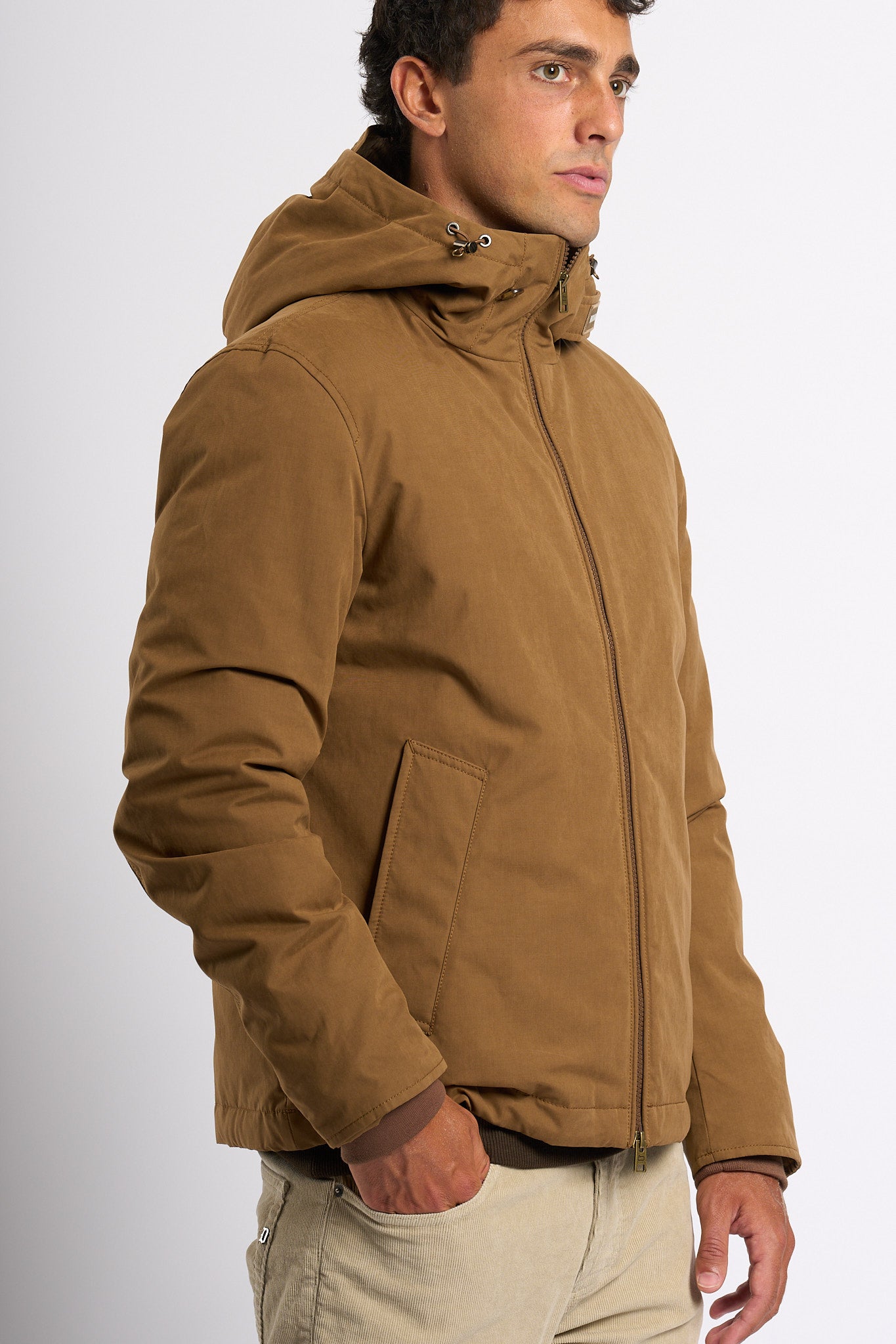 Woolrich Giacca Imbottita Mountain Caffe' Uomo-3