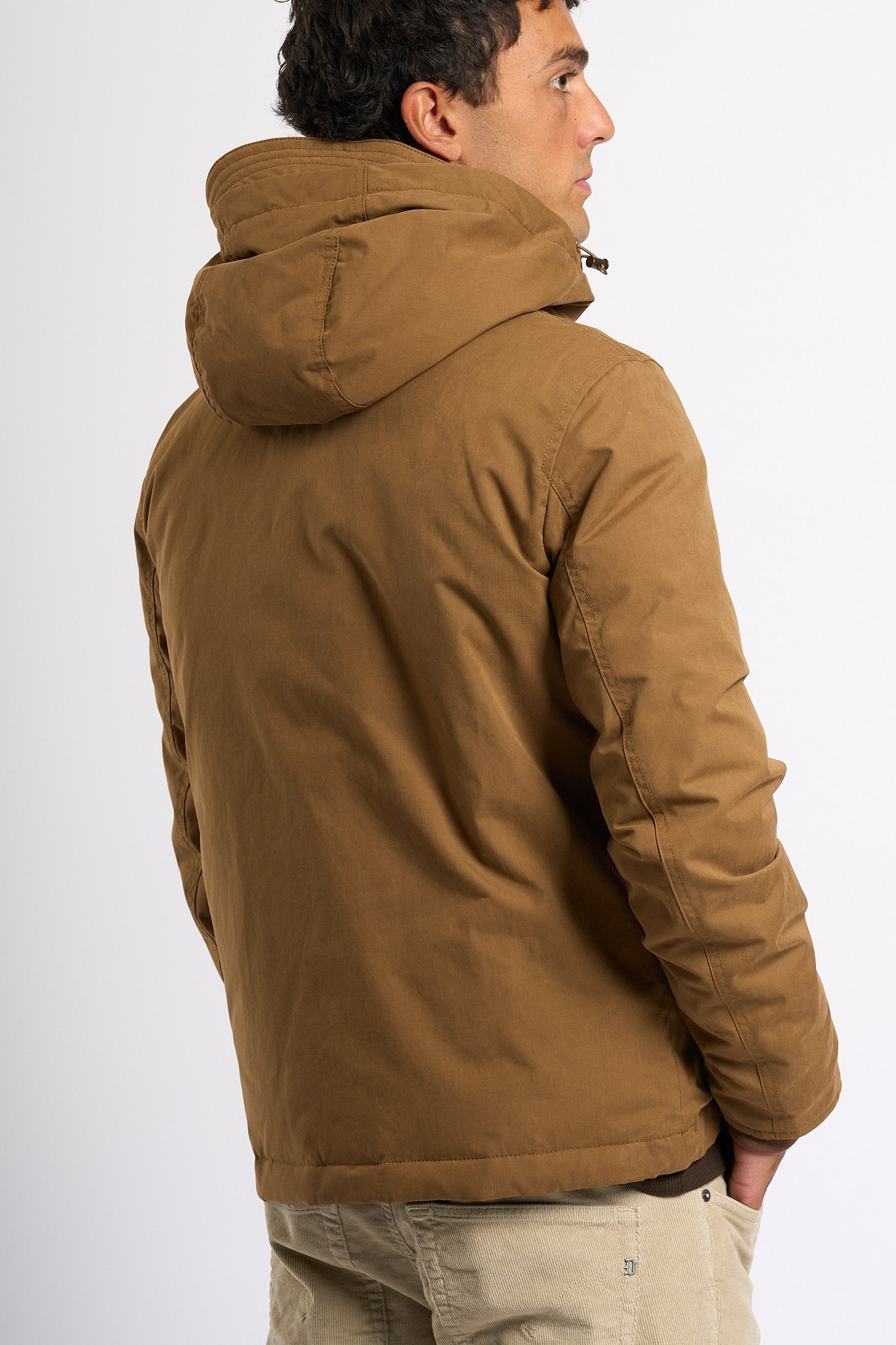 Woolrich Giacca Imbottita Mountain Caffe' Uomo-5