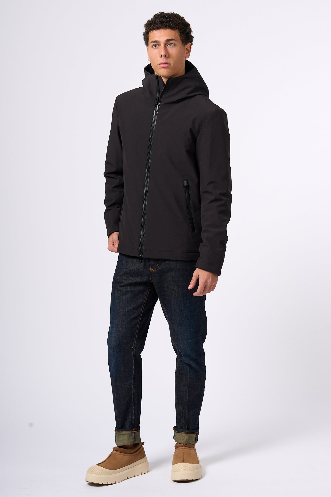 Woolrich Giubbino Pacific Nero Uomo-3