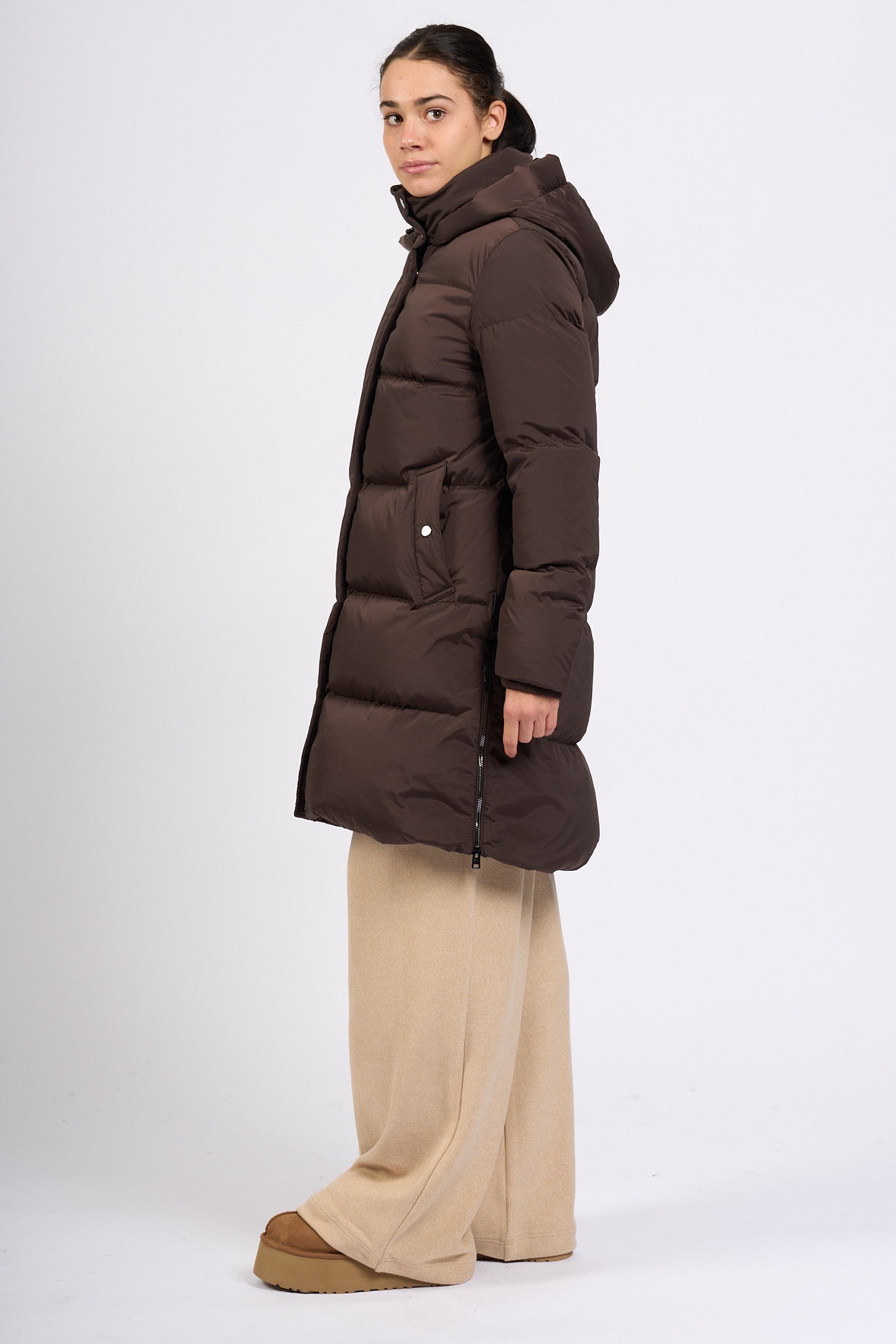 Woolrich Piumino Kelly Marrone Donna-2