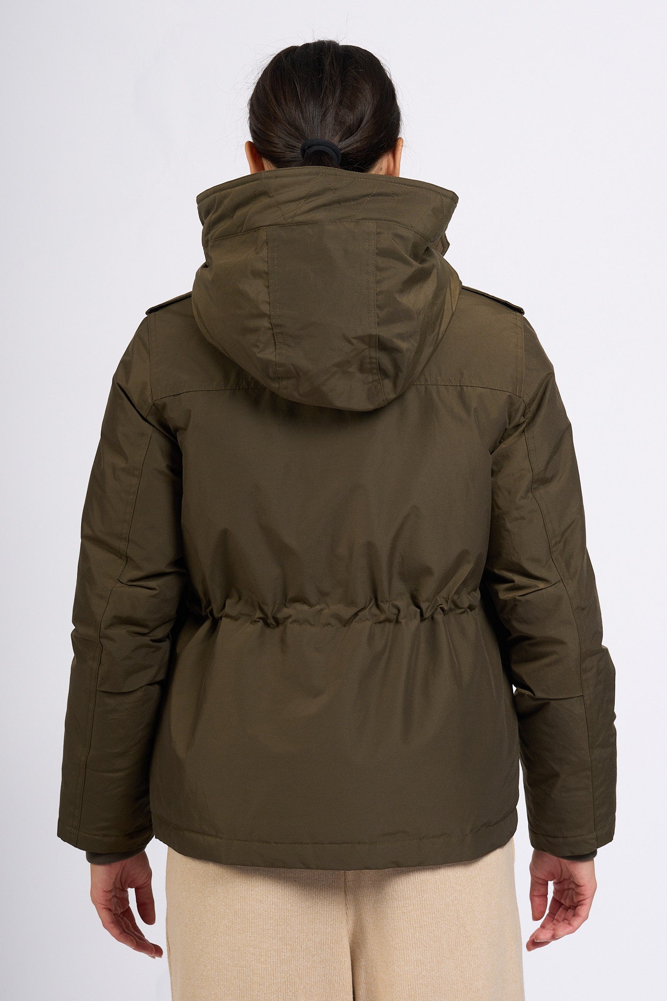 Woolrich Military Jkt Verde scuro Donna-5