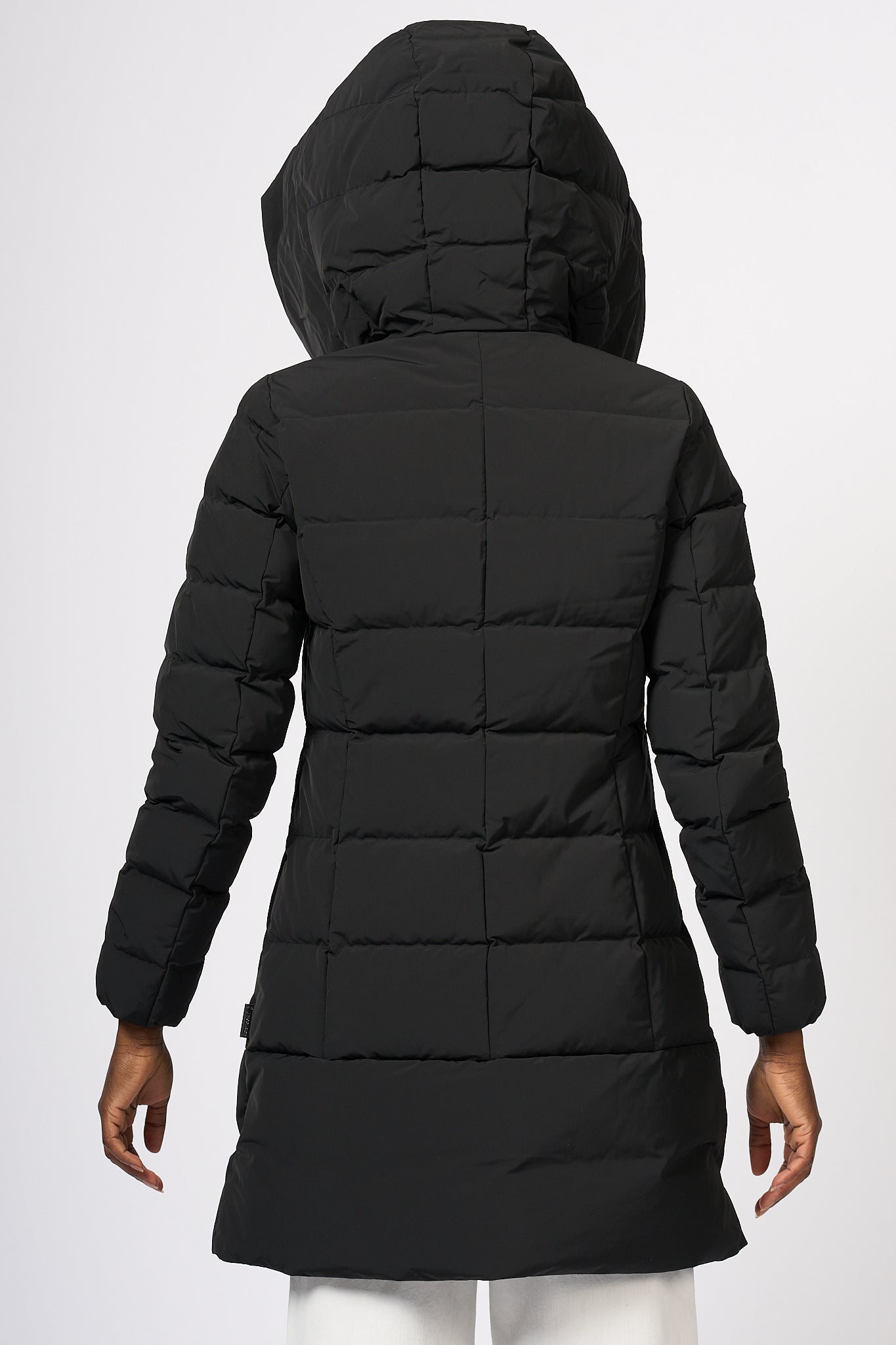 Woolrich Puffy Prescott Parka Black Women-7