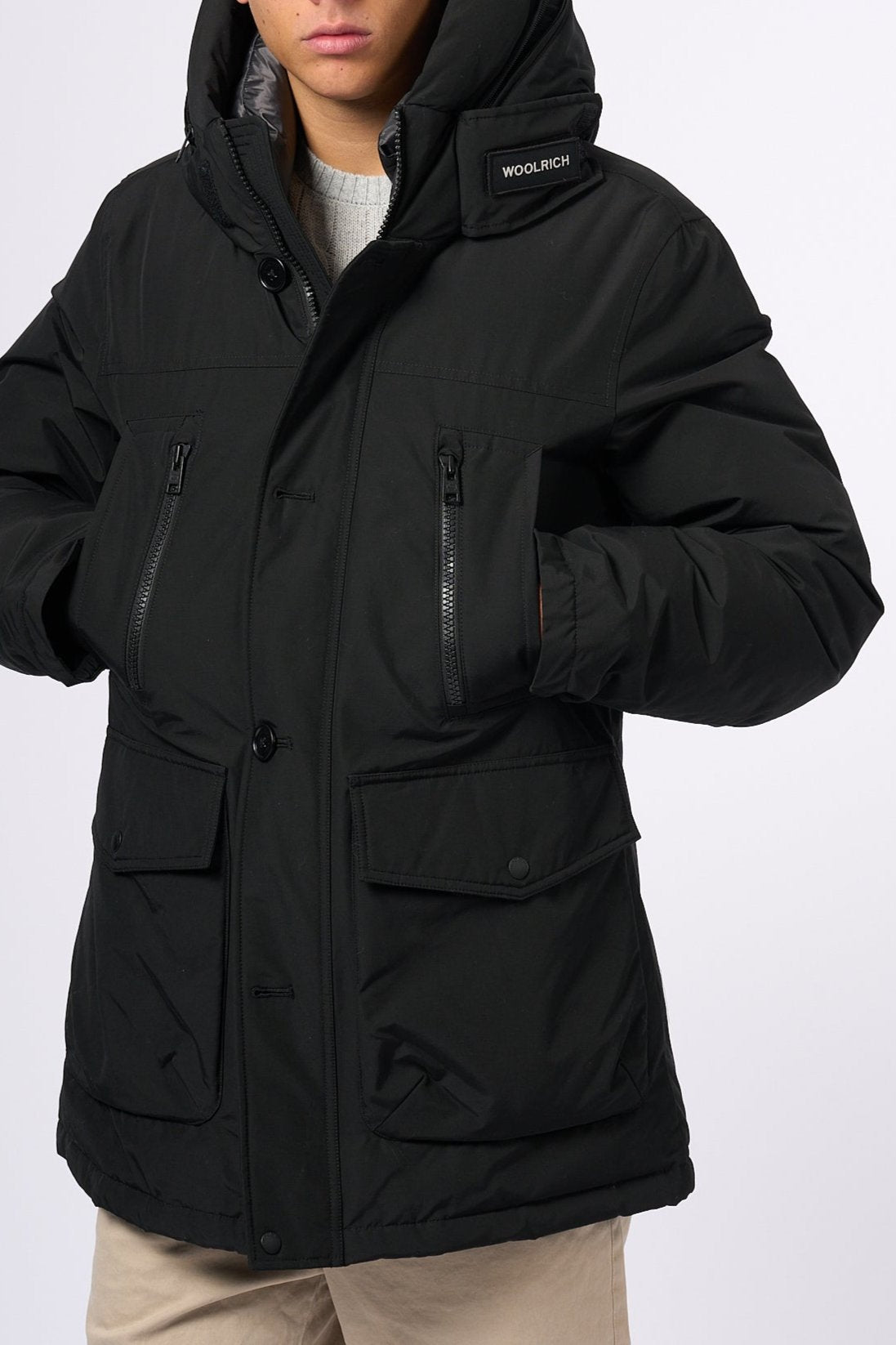 Woolrich Ramar Arctic Parka Nero Uomo-6