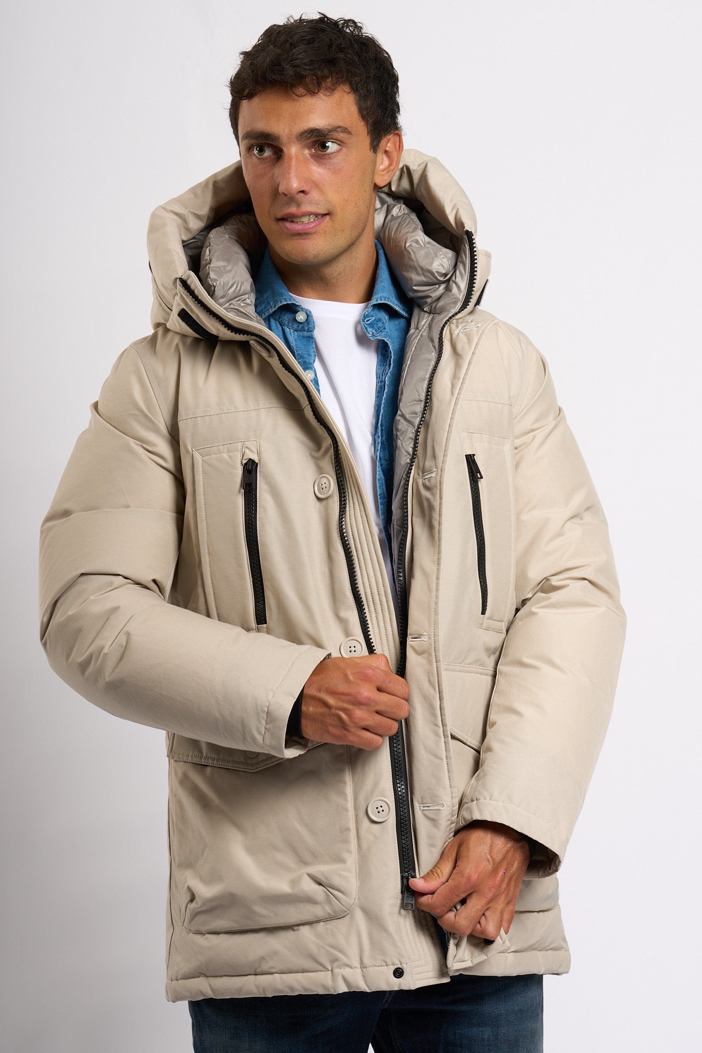 Woolrich Ramar Artctic Parka Panna Uomo-2