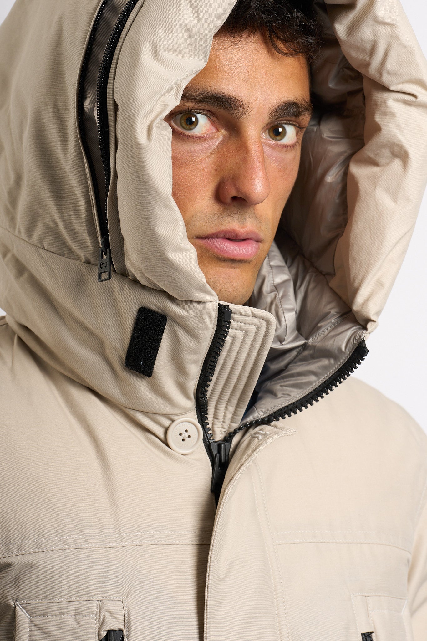 Woolrich Ramar Artctic Parka Panna Uomo-8