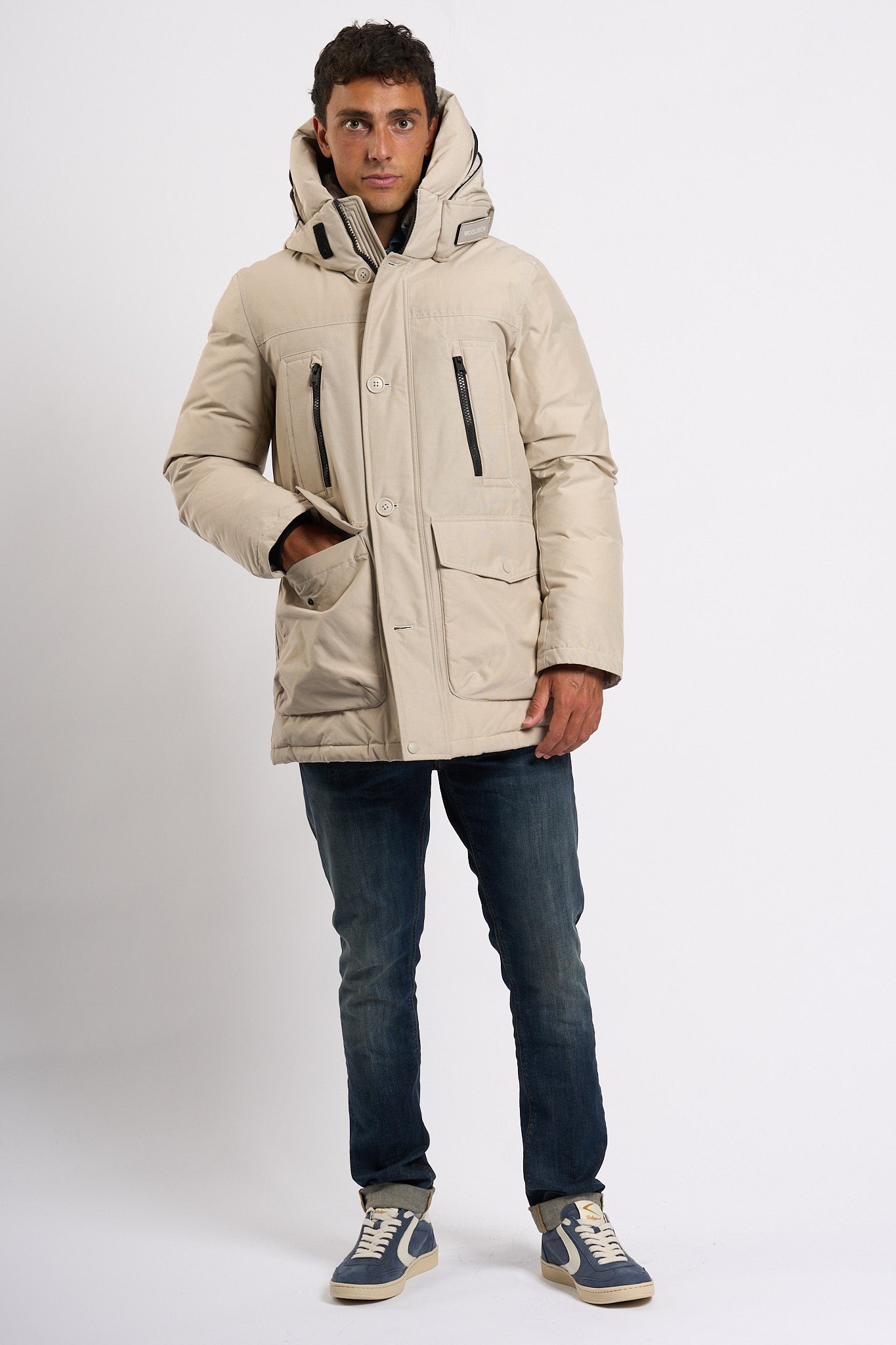 Woolrich Ramar Artctic Parka Panna Uomo-3