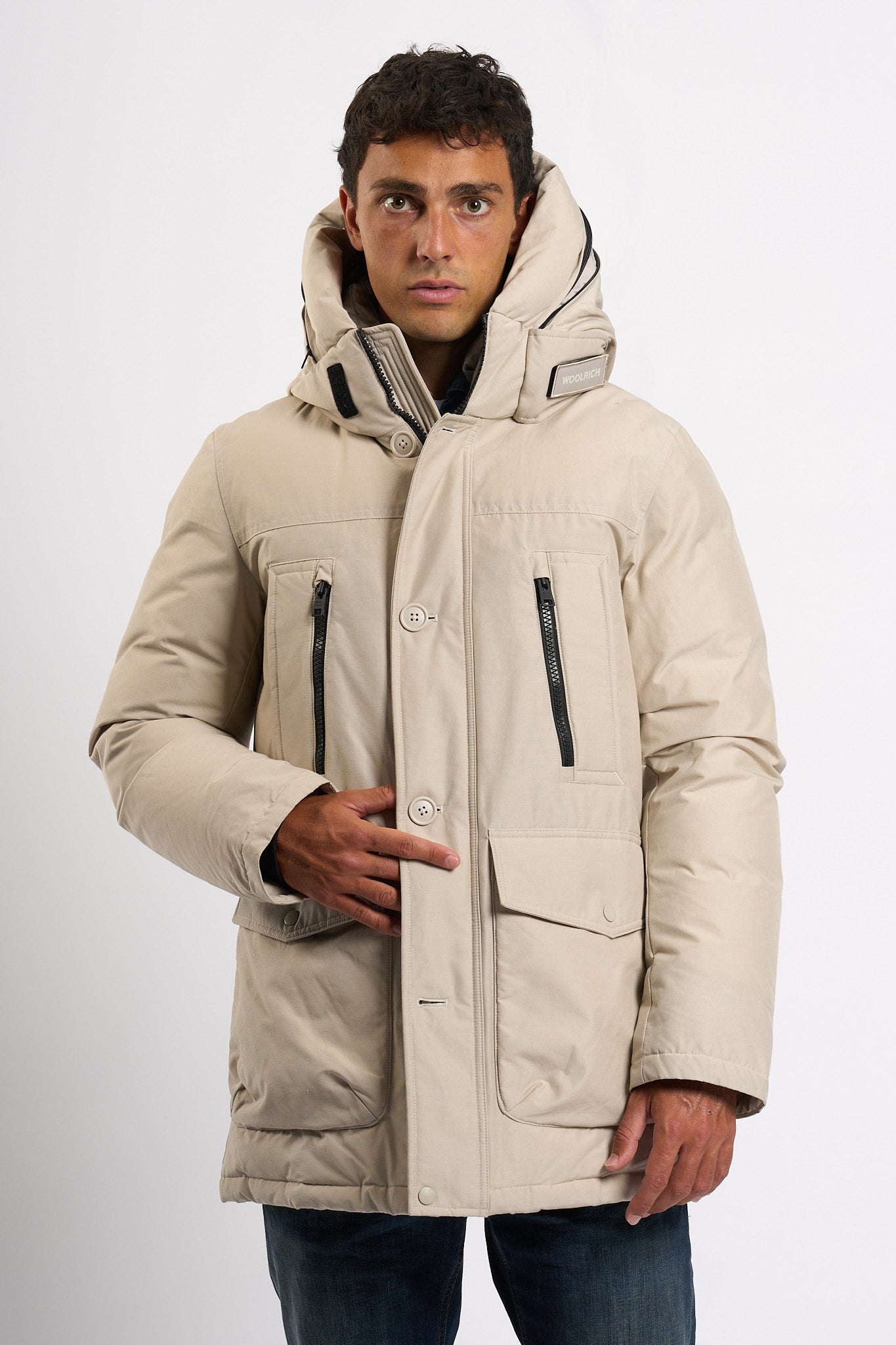 Woolrich Ramar Artctic Parka Panna Uomo-5