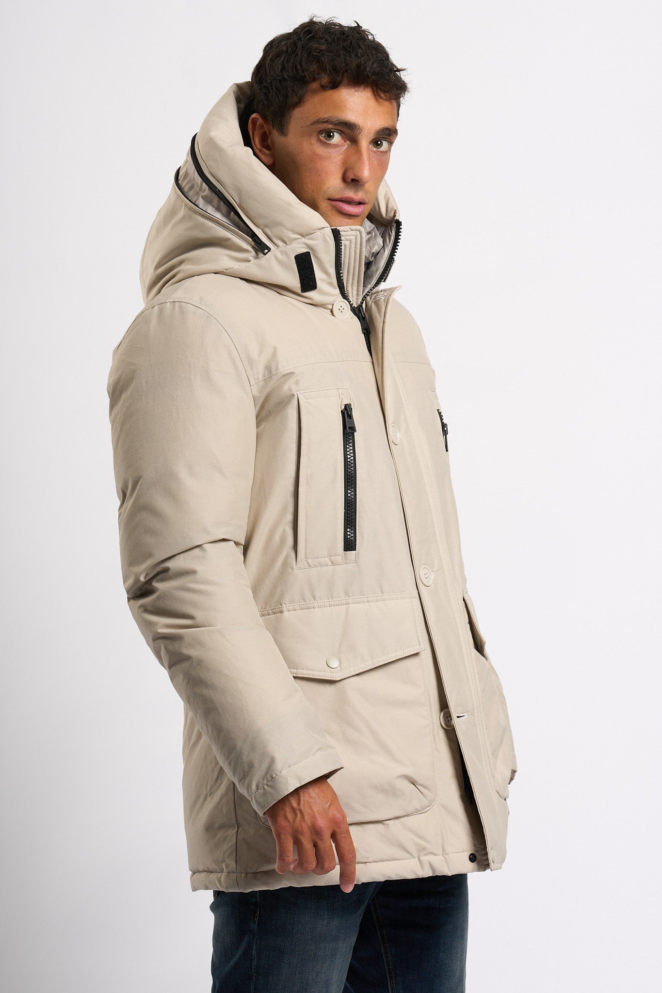 Woolrich Ramar Artctic Parka Panna Uomo-6