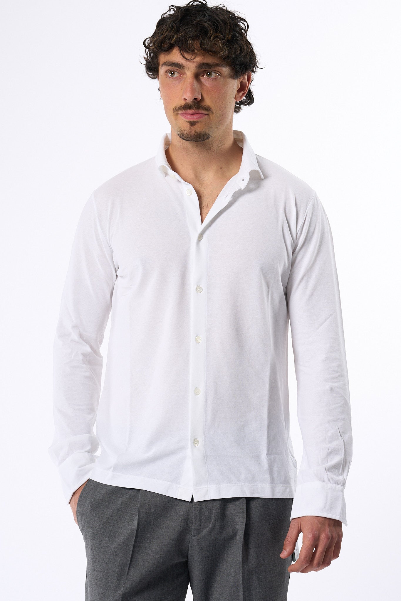 Zanone Camicia Ice Cotton Bianco Uomo-3
