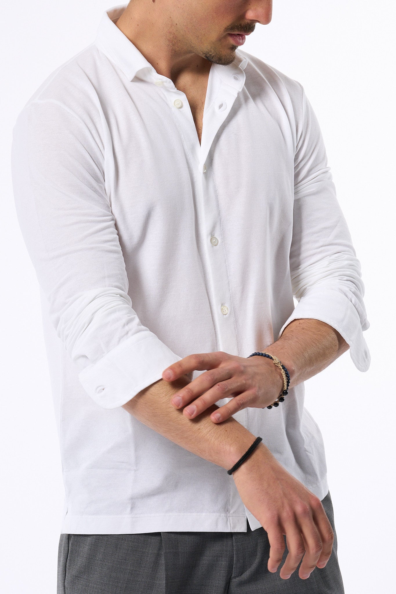 Zanone Camicia Ice Cotton Bianco Uomo-1