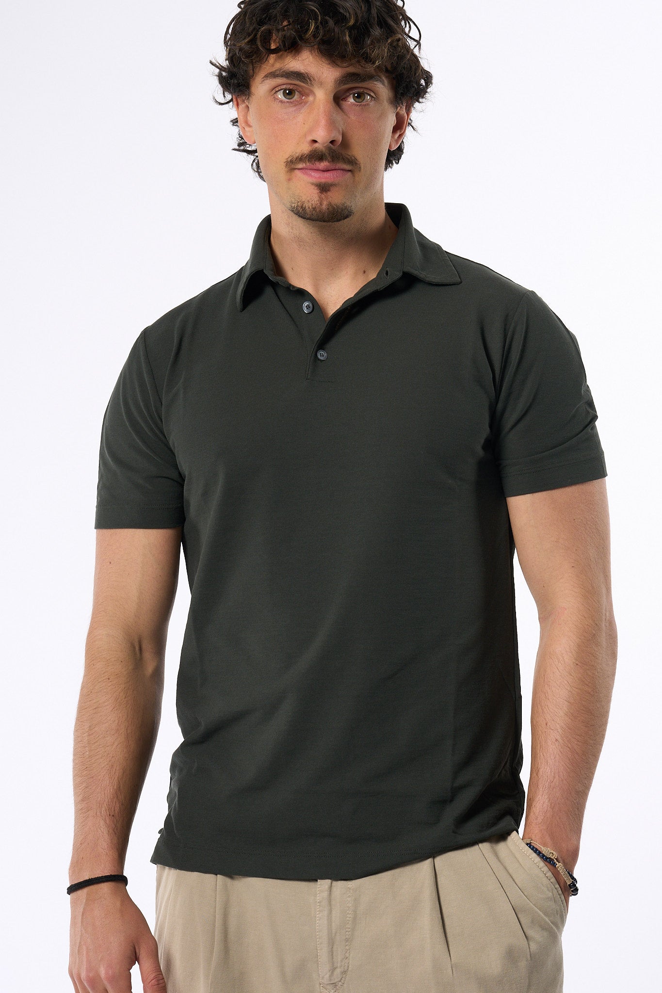 Zanone Polo IceCotton Militare Uomo-1