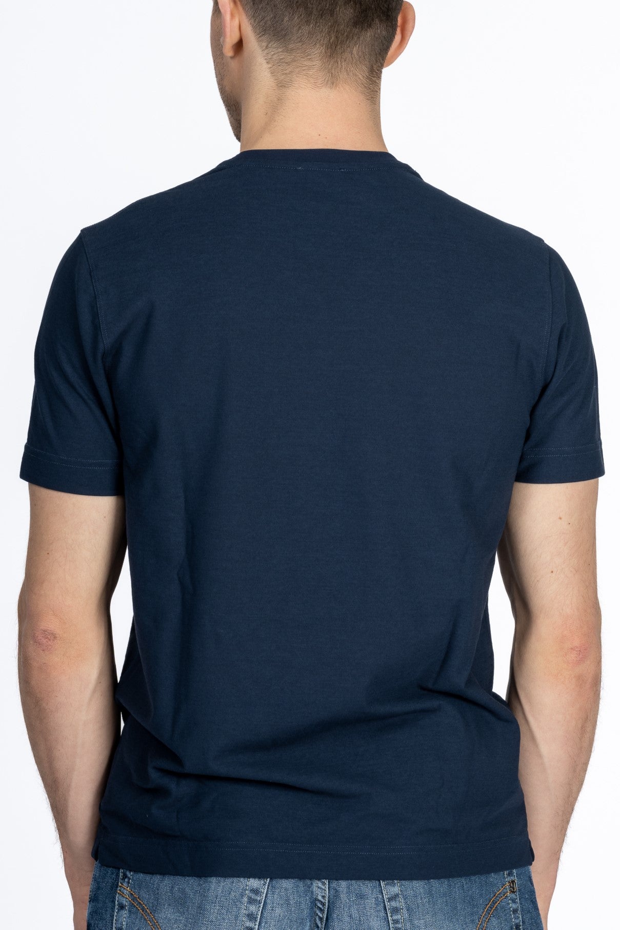 Zanone T-shirt Ice Cotton Blu Scuro Uomo-6
