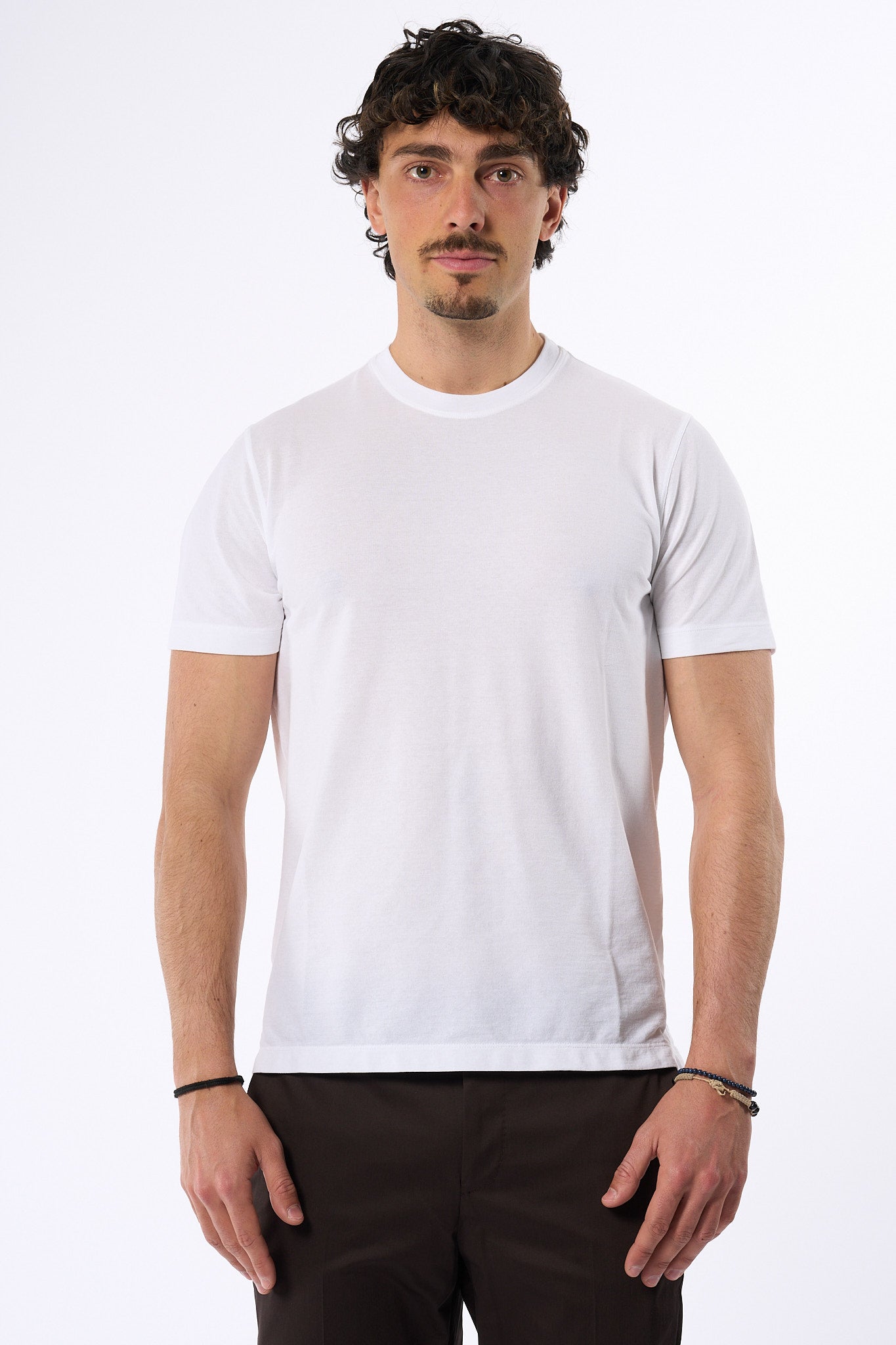 Zanone T-shirt Slim-fit IceCotton Bianco Uomo-1