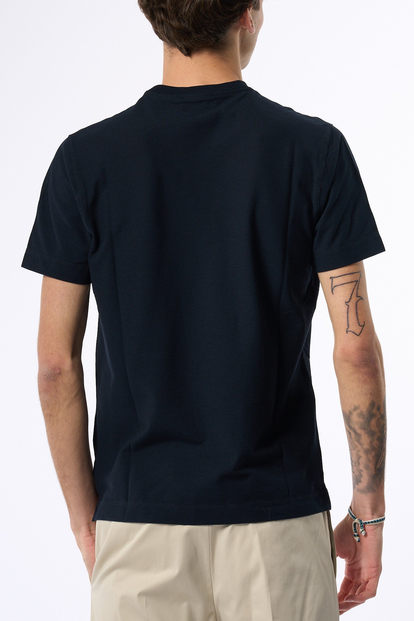 Zanone T-shirt Slim-fit IceCotton Blu Uomo-6
