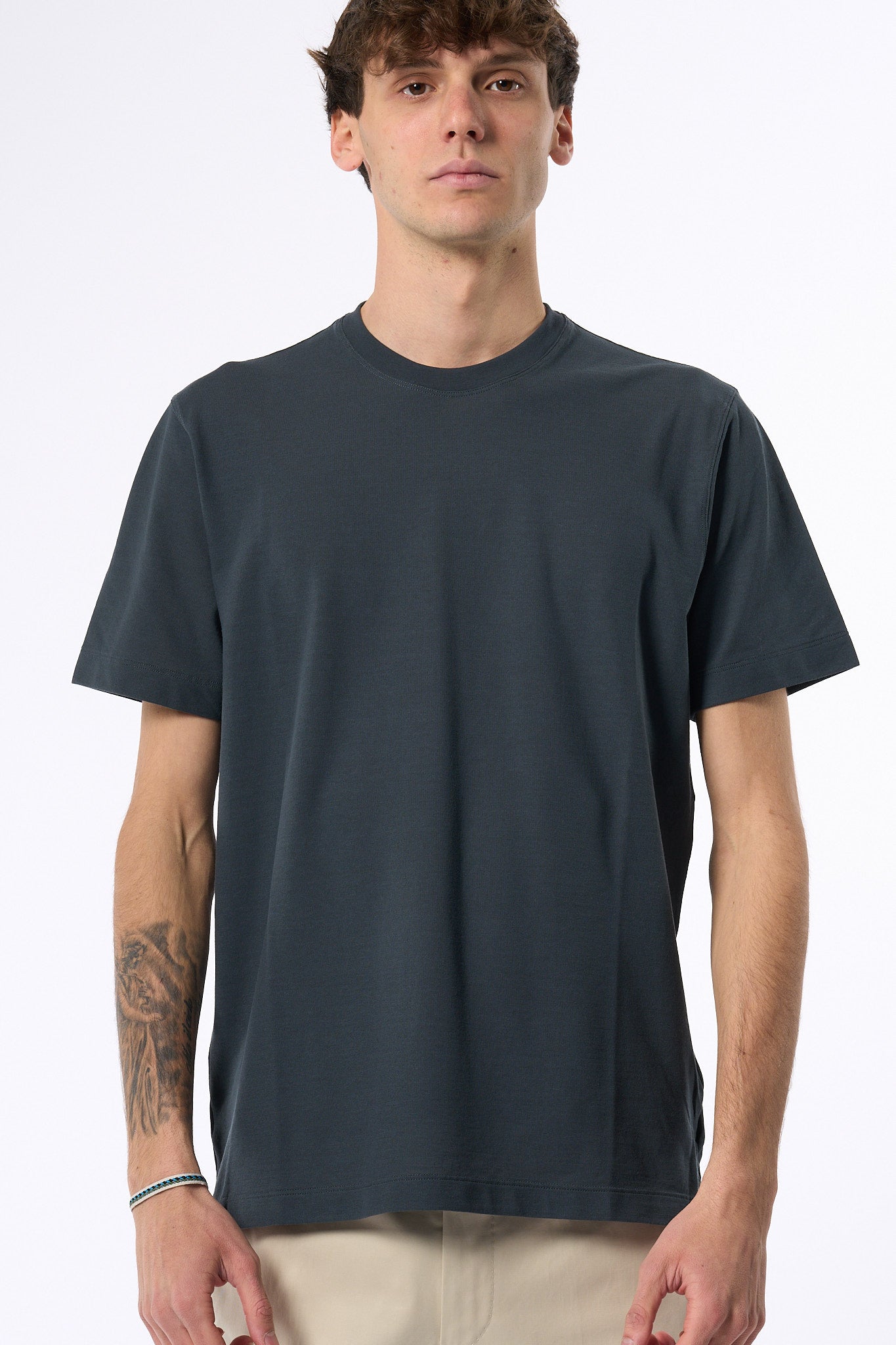 Zanone T-shirt Slim-fit IceCotton Ferro Uomo-2