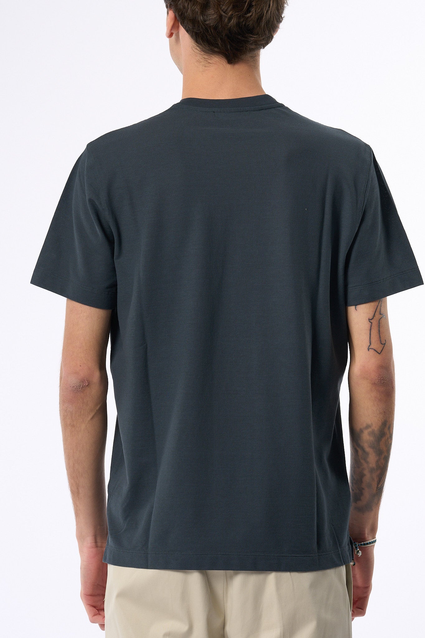 Zanone T-shirt Slim-fit IceCotton Ferro Uomo-5