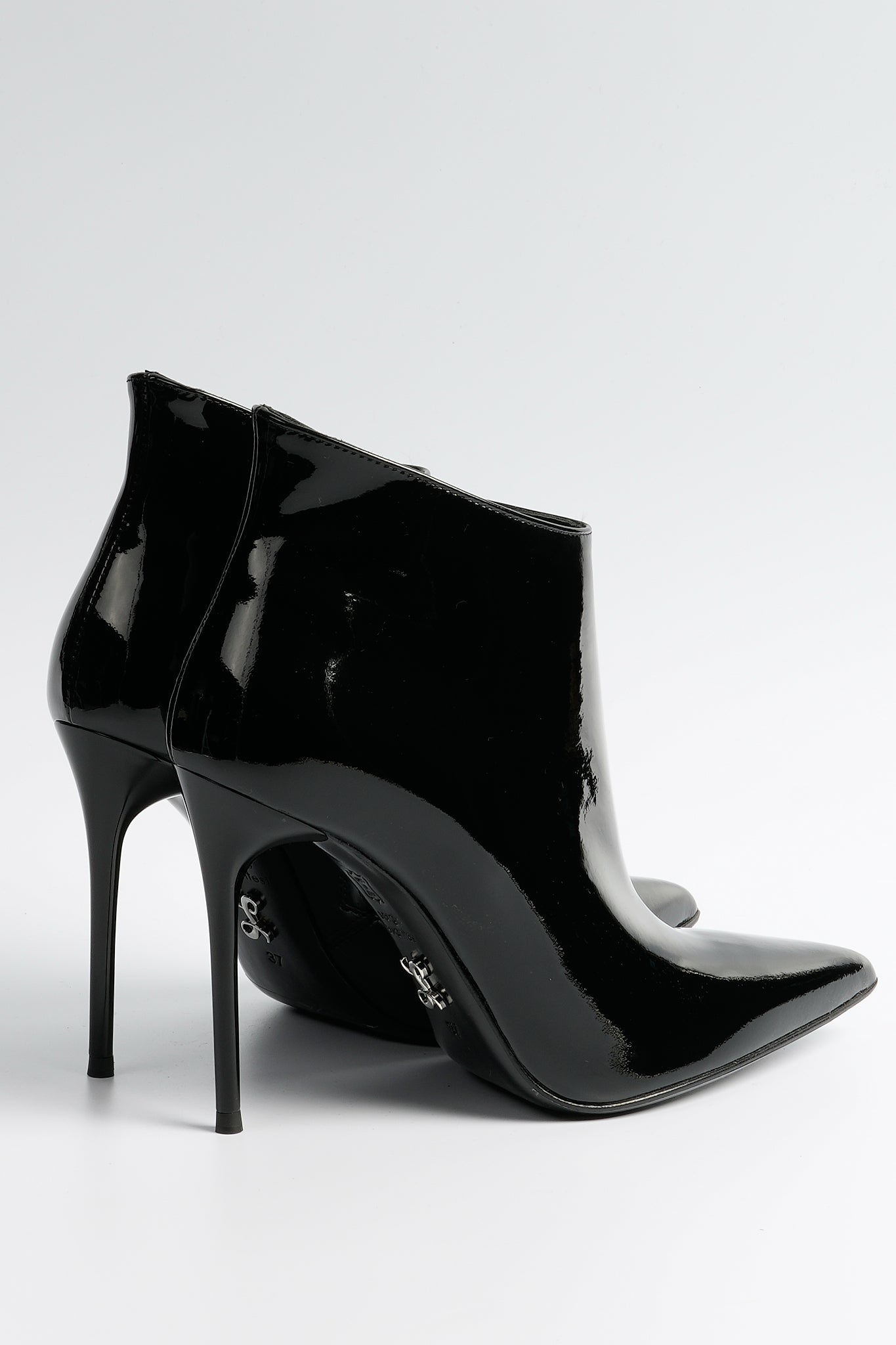 Sergio Levantesi Women's Black Patent Ankle Boot-3