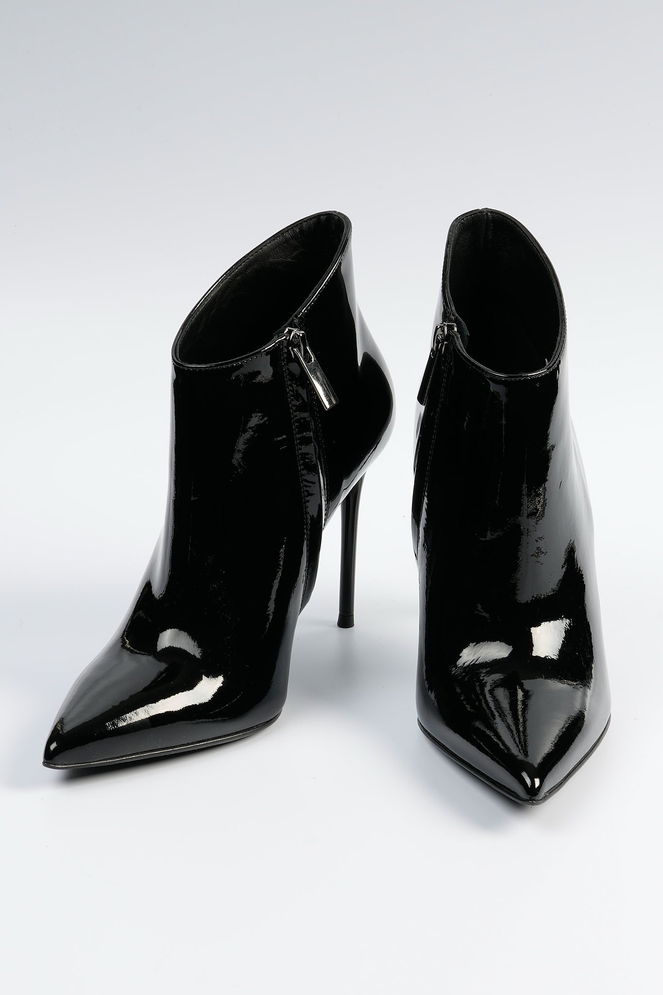 Sergio Levantesi Women's Black Patent Ankle Boot-4