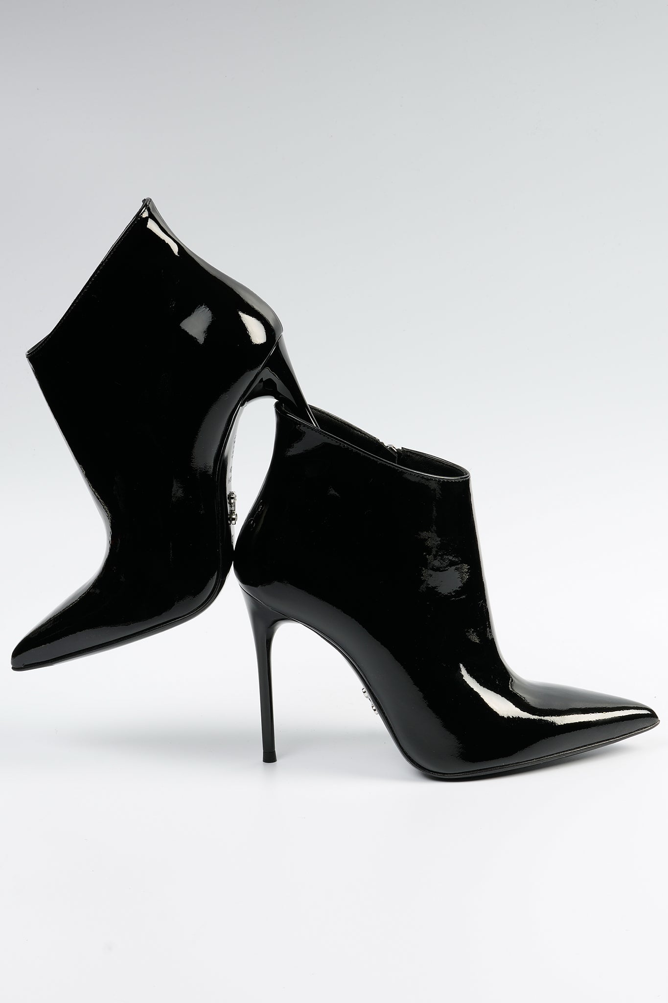 Sergio Levantesi Women's Black Patent Ankle Boot-5