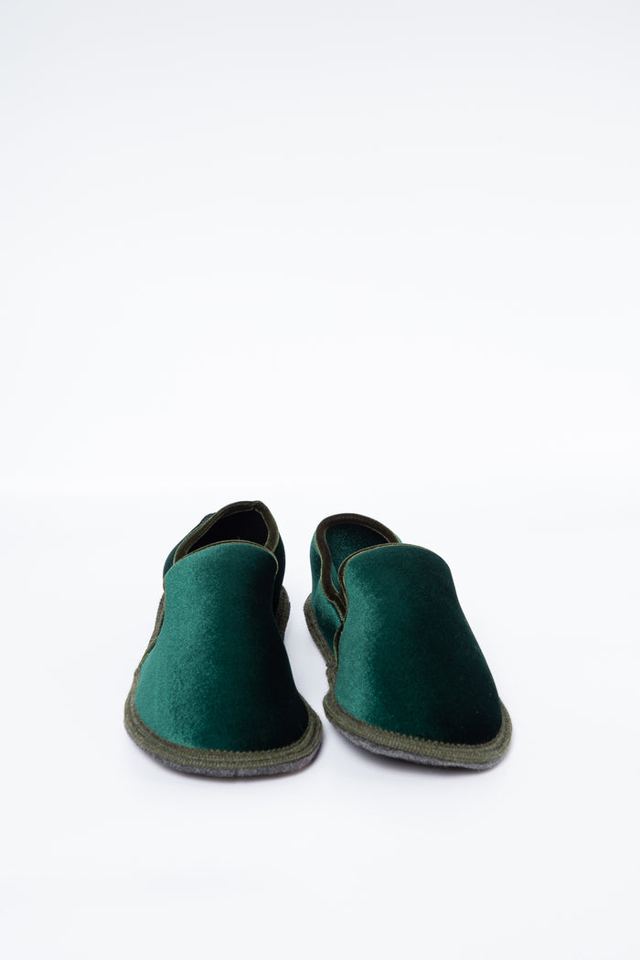 Alto Milano Pantofola Verde Uomo-3