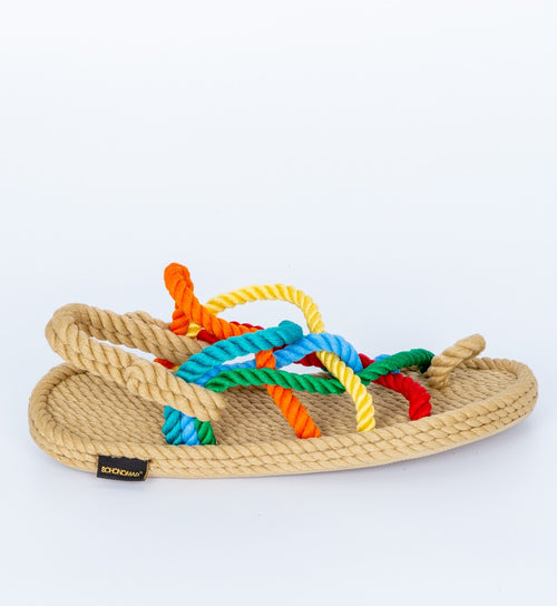 Bohonomad Multicolor Rope Sandal for Women-2