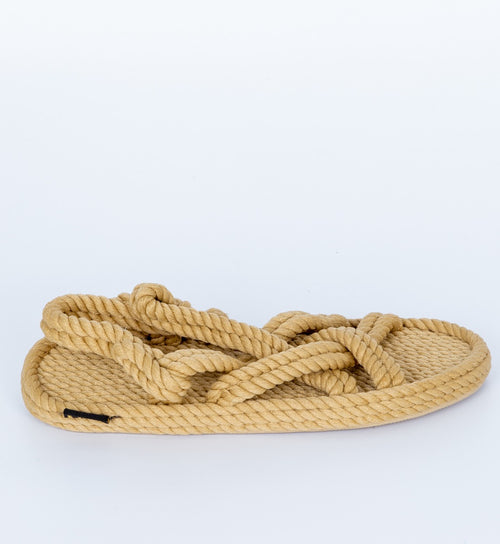 Bohonomad Beige Rope Sandal for Women
