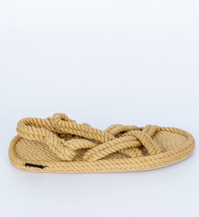 Bohonomad Sandalo Corda Beige Donna-1