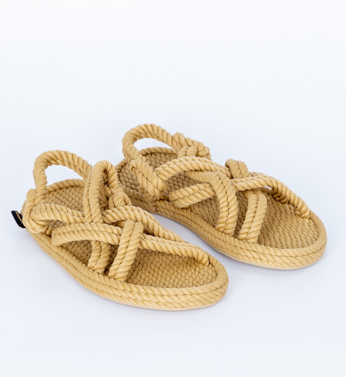 Bohonomad Beige Rope Sandal for Women-3