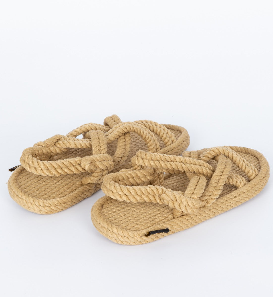 Bohonomad Beige Rope Sandal for Women-4