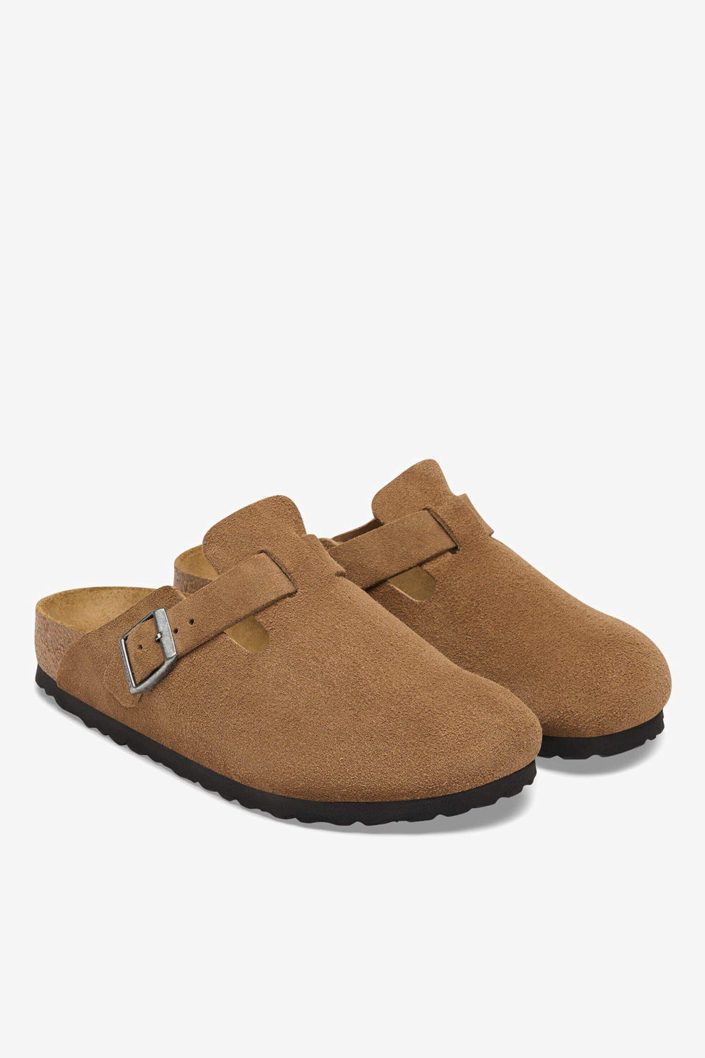 Birkenstock Sabot Boston Sabbia Donna in pelle scamosciata-6