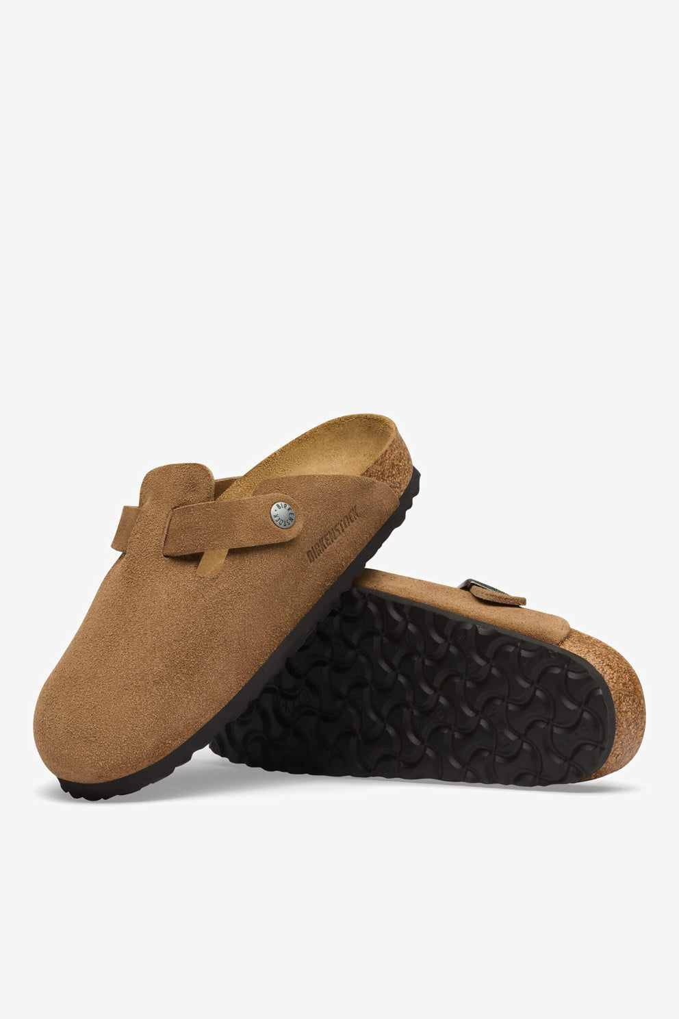 Birkenstock Sabot Boston Sabbia Donna in pelle scamosciata-5